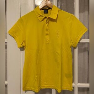 Ralph Lauren yellow polo shirt